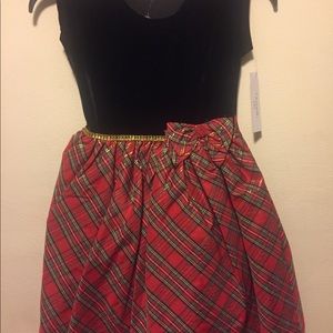 NWT Tahari Girl Holiday Dress Size 7